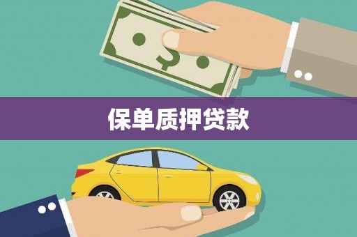 苏澳保单质押贷款
