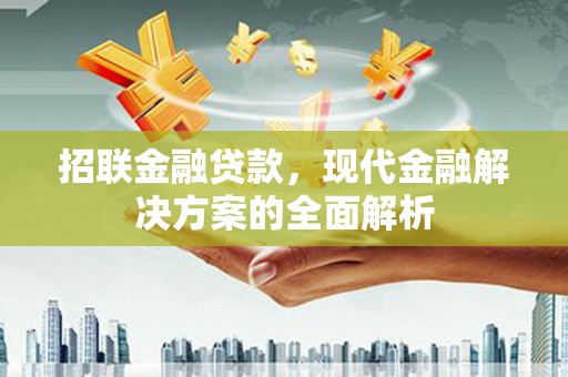苏澳招联金融贷款，现代金融解决方案的全面解析