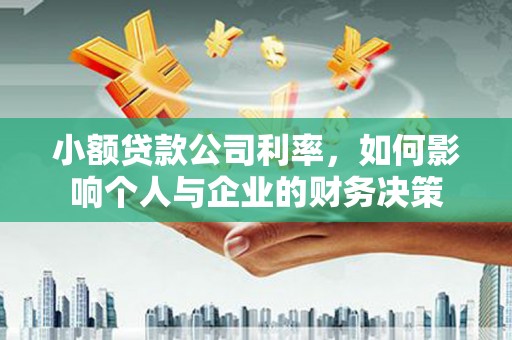 苏澳小额贷款公司利率，如何影响个人与企业的财务决策