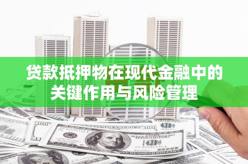 苏澳贷款抵押物在现代金融中的关键作用与风险管理