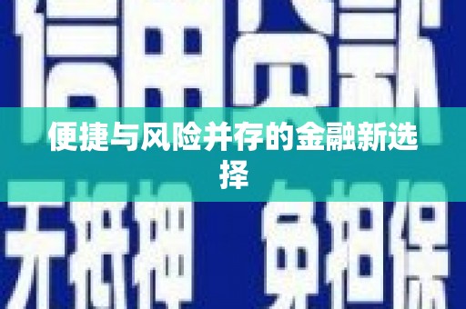 苏澳便捷与风险并存的金融新选择