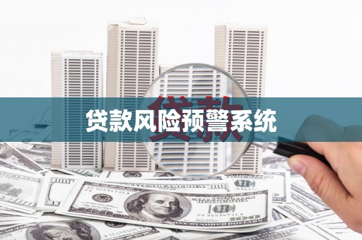 苏澳贷款风险预警系统